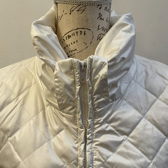 White Guess coat with or without belt - size L - Picture 5 of 15